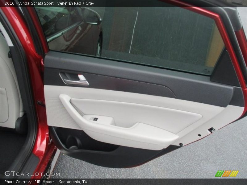 Venetian Red / Gray 2016 Hyundai Sonata Sport