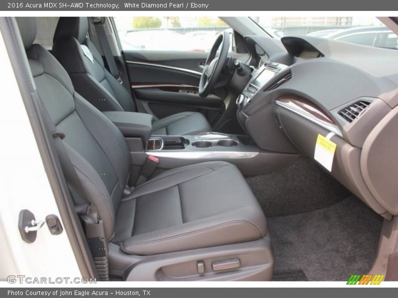 White Diamond Pearl / Ebony 2016 Acura MDX SH-AWD Technology