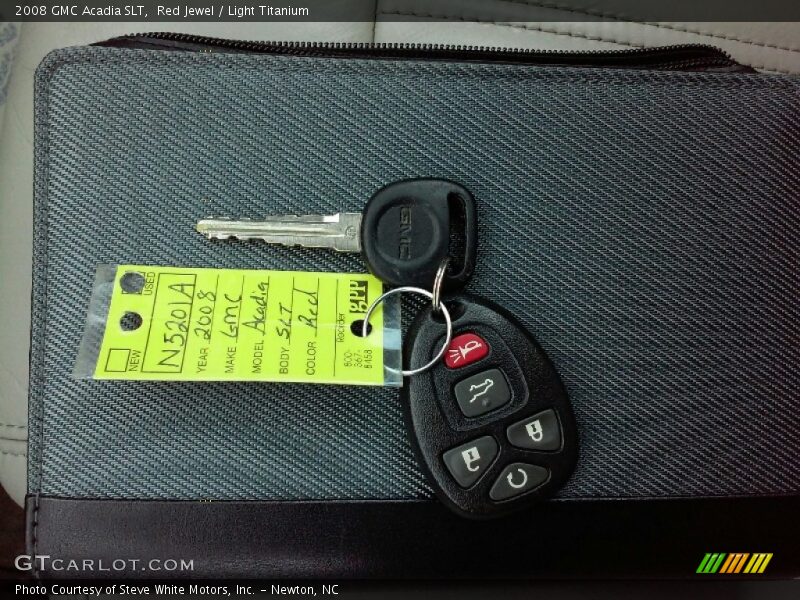 Red Jewel / Light Titanium 2008 GMC Acadia SLT