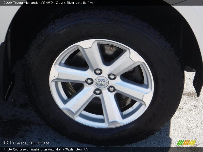 Classic Silver Metallic / Ash 2009 Toyota Highlander V6 4WD