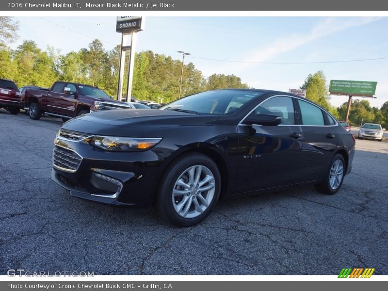 Mosaic Black Metallic / Jet Black 2016 Chevrolet Malibu LT