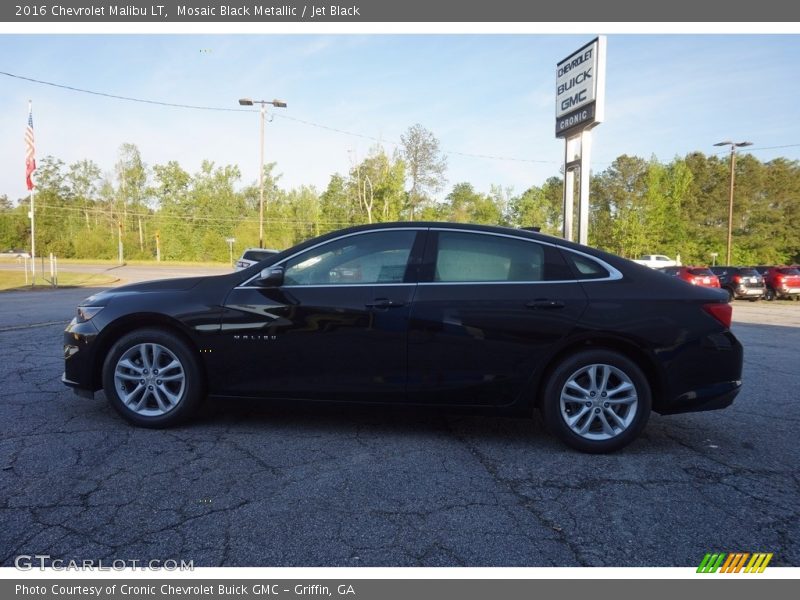 Mosaic Black Metallic / Jet Black 2016 Chevrolet Malibu LT