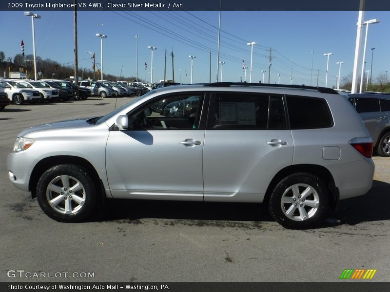 Classic Silver Metallic / Ash 2009 Toyota Highlander V6 4WD