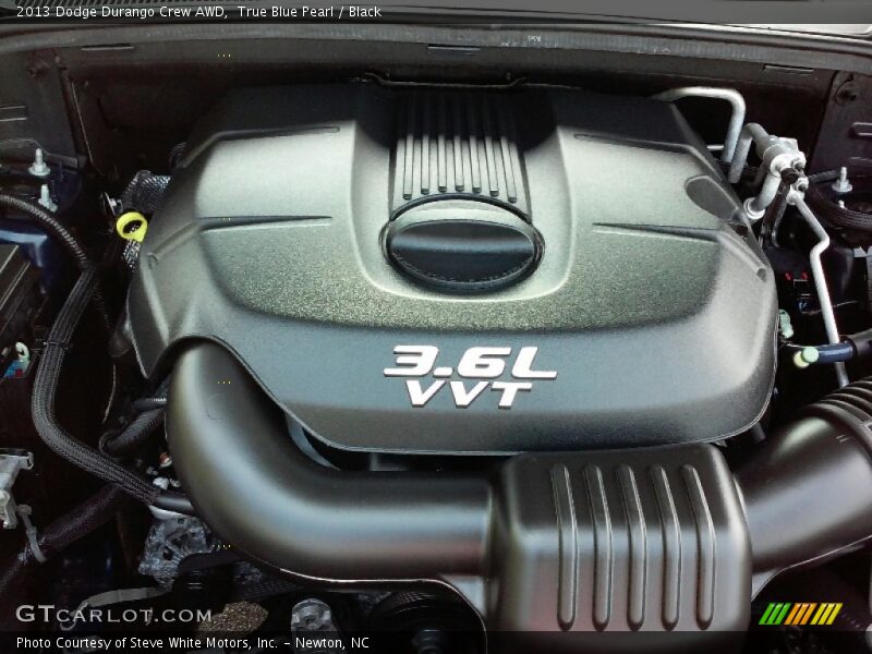 True Blue Pearl / Black 2013 Dodge Durango Crew AWD