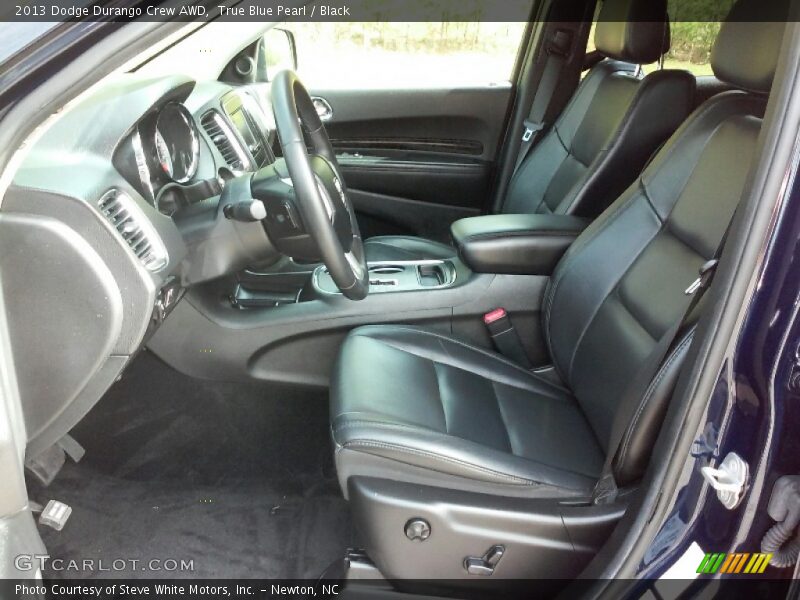 True Blue Pearl / Black 2013 Dodge Durango Crew AWD