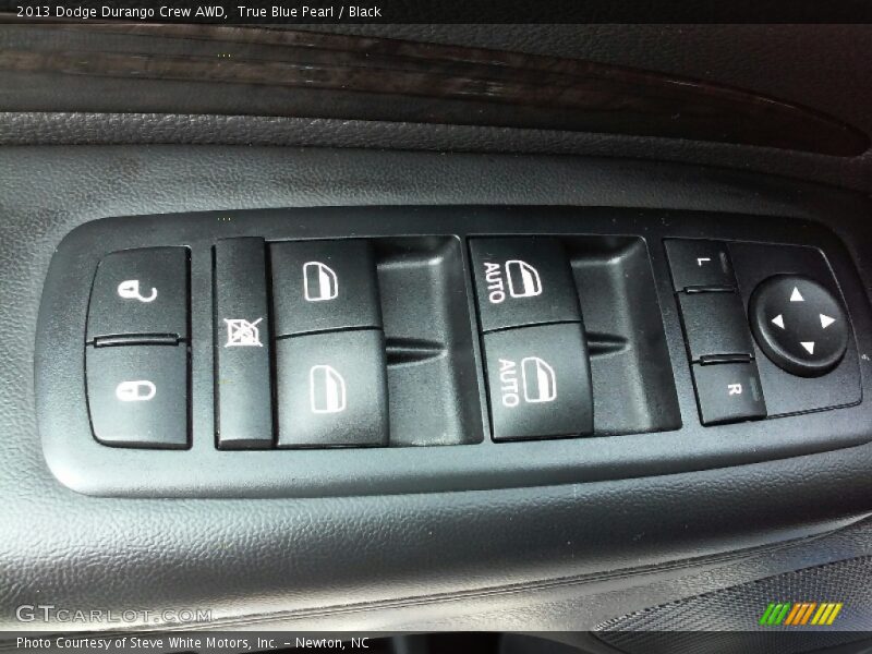 True Blue Pearl / Black 2013 Dodge Durango Crew AWD