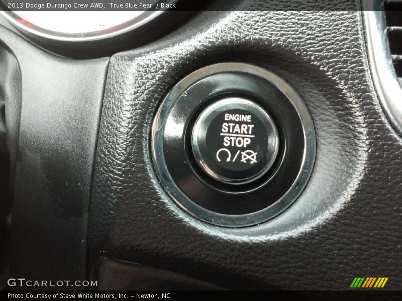 True Blue Pearl / Black 2013 Dodge Durango Crew AWD