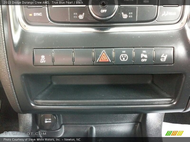True Blue Pearl / Black 2013 Dodge Durango Crew AWD
