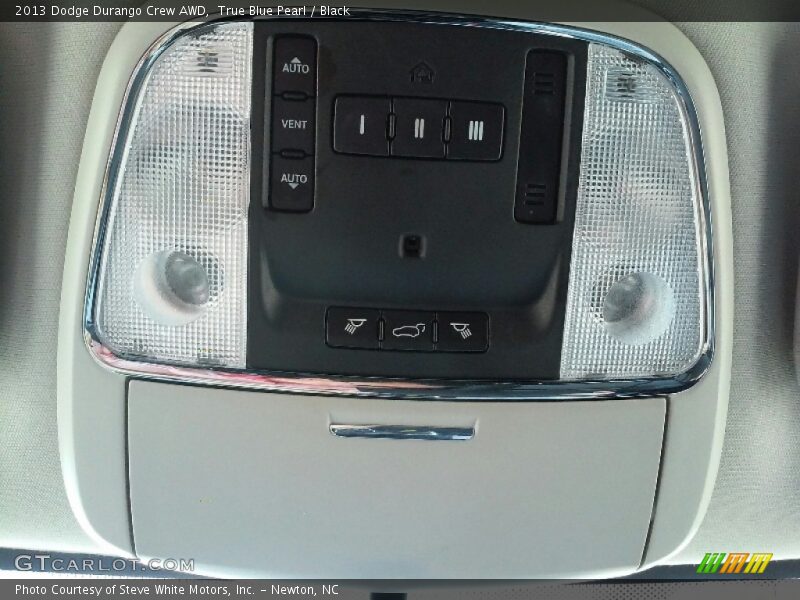 True Blue Pearl / Black 2013 Dodge Durango Crew AWD