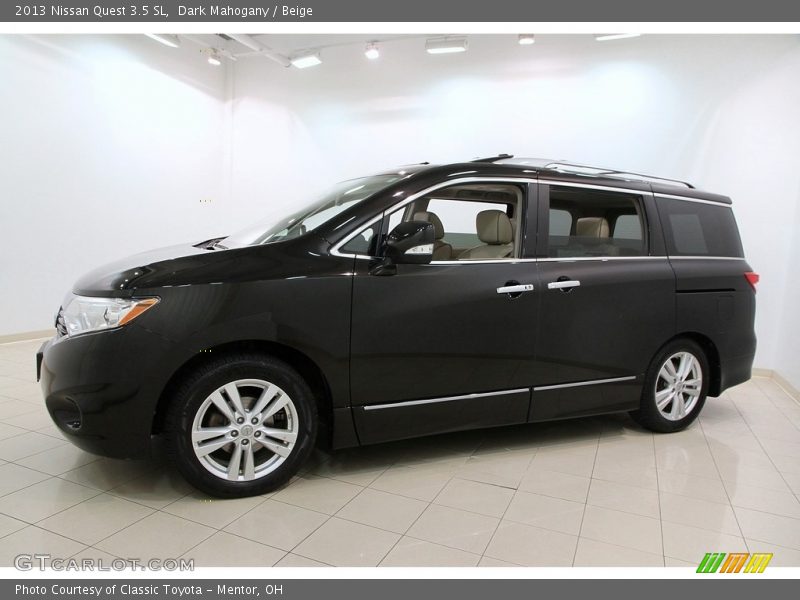 Dark Mahogany / Beige 2013 Nissan Quest 3.5 SL