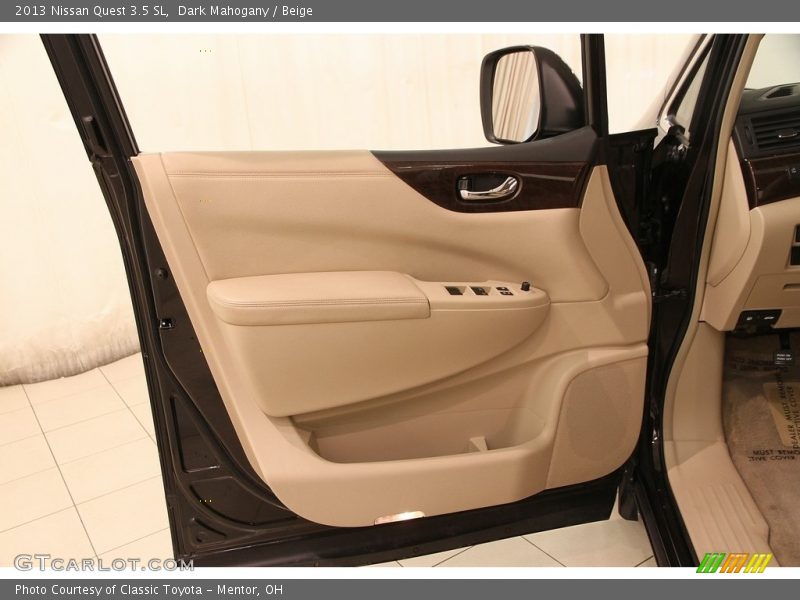 Dark Mahogany / Beige 2013 Nissan Quest 3.5 SL