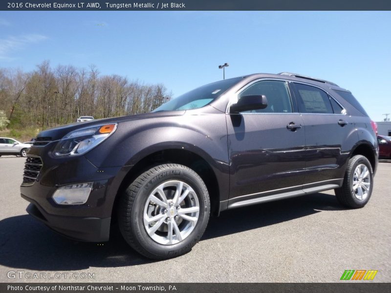 Tungsten Metallic / Jet Black 2016 Chevrolet Equinox LT AWD