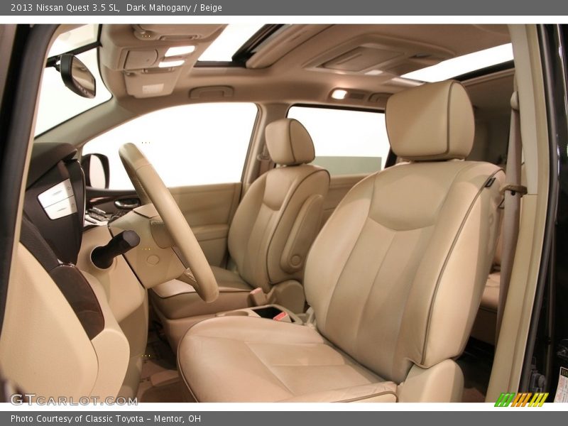 Dark Mahogany / Beige 2013 Nissan Quest 3.5 SL