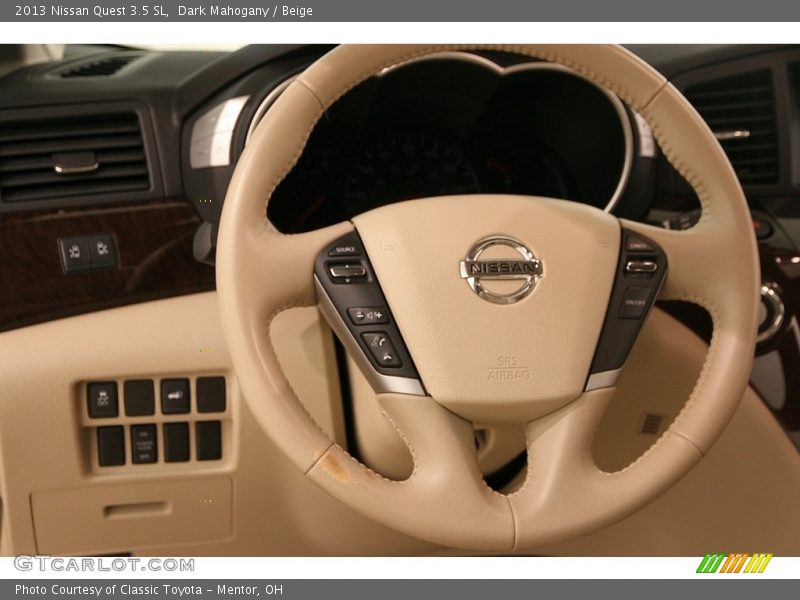 Dark Mahogany / Beige 2013 Nissan Quest 3.5 SL