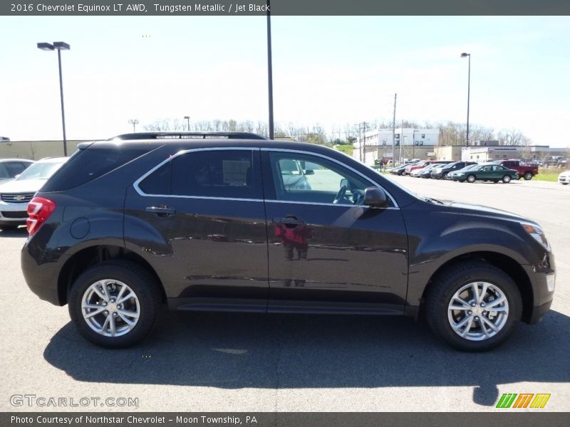Tungsten Metallic / Jet Black 2016 Chevrolet Equinox LT AWD