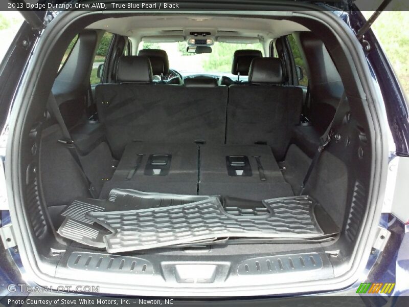 True Blue Pearl / Black 2013 Dodge Durango Crew AWD