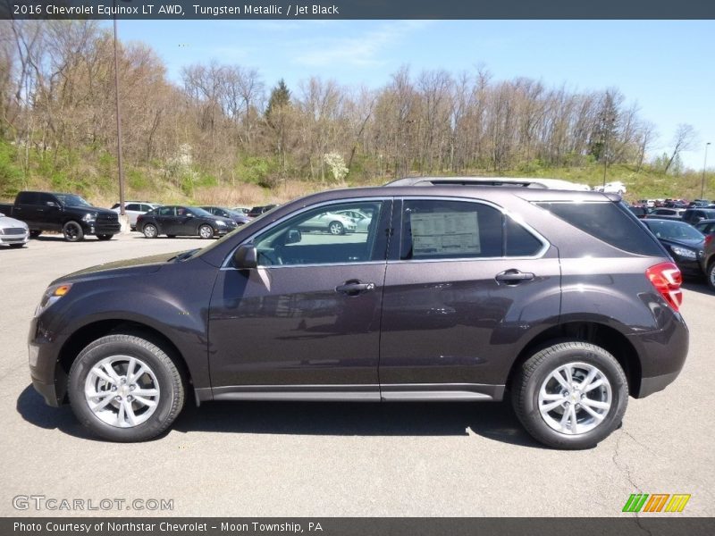 Tungsten Metallic / Jet Black 2016 Chevrolet Equinox LT AWD
