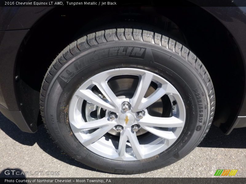 Tungsten Metallic / Jet Black 2016 Chevrolet Equinox LT AWD