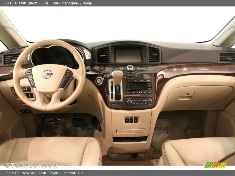 Dark Mahogany / Beige 2013 Nissan Quest 3.5 SL