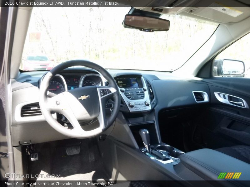 Tungsten Metallic / Jet Black 2016 Chevrolet Equinox LT AWD