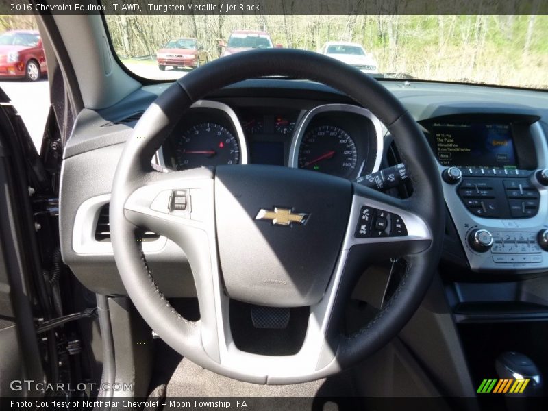 Tungsten Metallic / Jet Black 2016 Chevrolet Equinox LT AWD