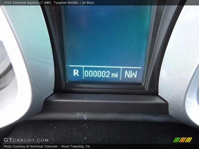 Tungsten Metallic / Jet Black 2016 Chevrolet Equinox LT AWD