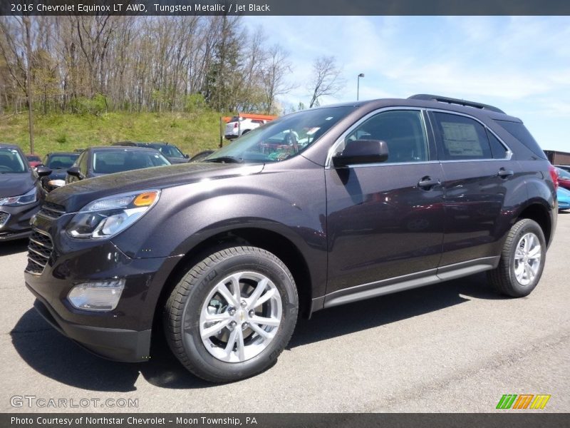 Tungsten Metallic / Jet Black 2016 Chevrolet Equinox LT AWD