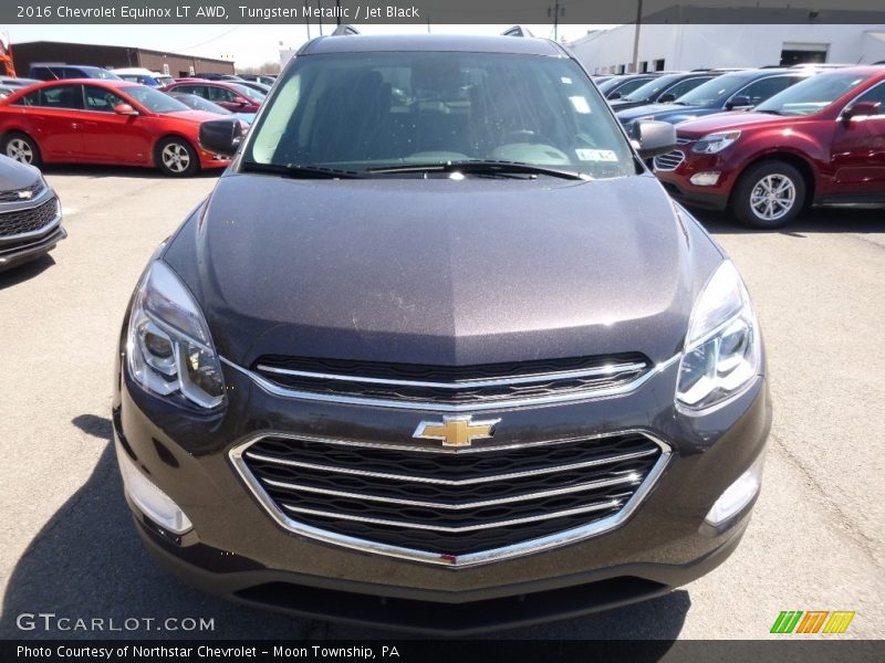 Tungsten Metallic / Jet Black 2016 Chevrolet Equinox LT AWD