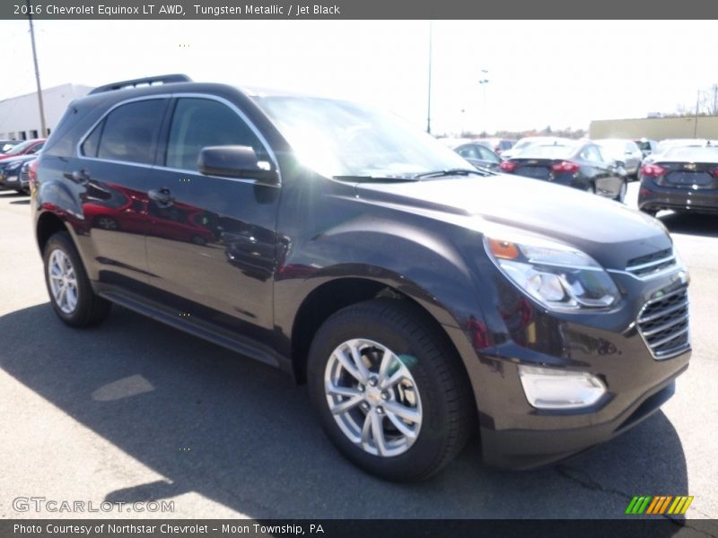 Tungsten Metallic / Jet Black 2016 Chevrolet Equinox LT AWD