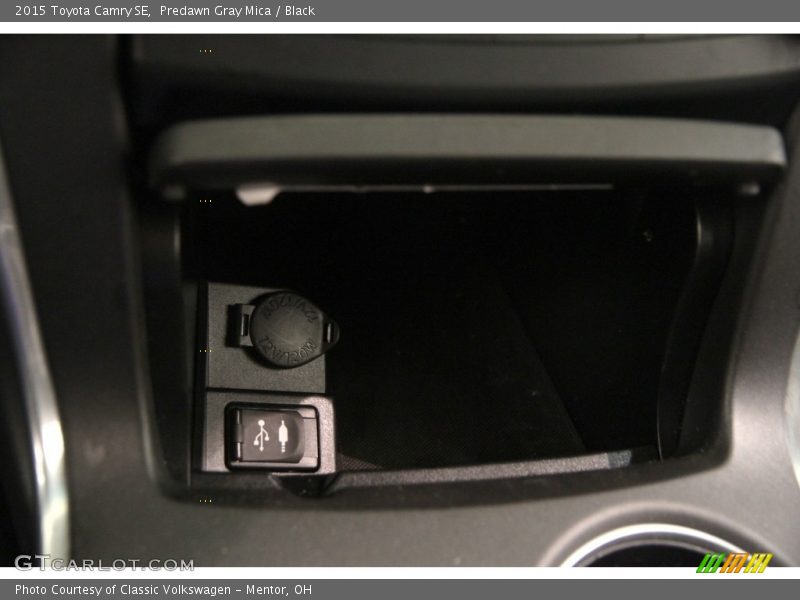 Predawn Gray Mica / Black 2015 Toyota Camry SE