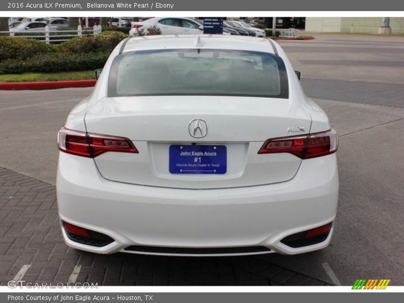 Bellanova White Pearl / Ebony 2016 Acura ILX Premium