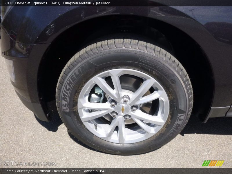 Tungsten Metallic / Jet Black 2016 Chevrolet Equinox LT AWD