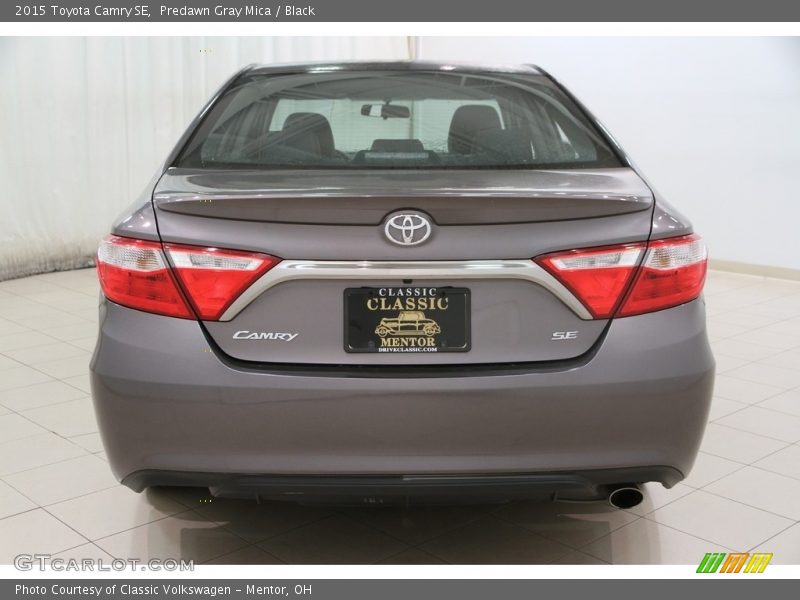 Predawn Gray Mica / Black 2015 Toyota Camry SE