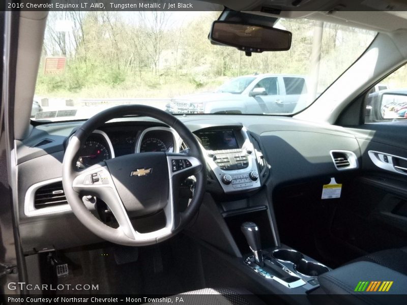 Tungsten Metallic / Jet Black 2016 Chevrolet Equinox LT AWD
