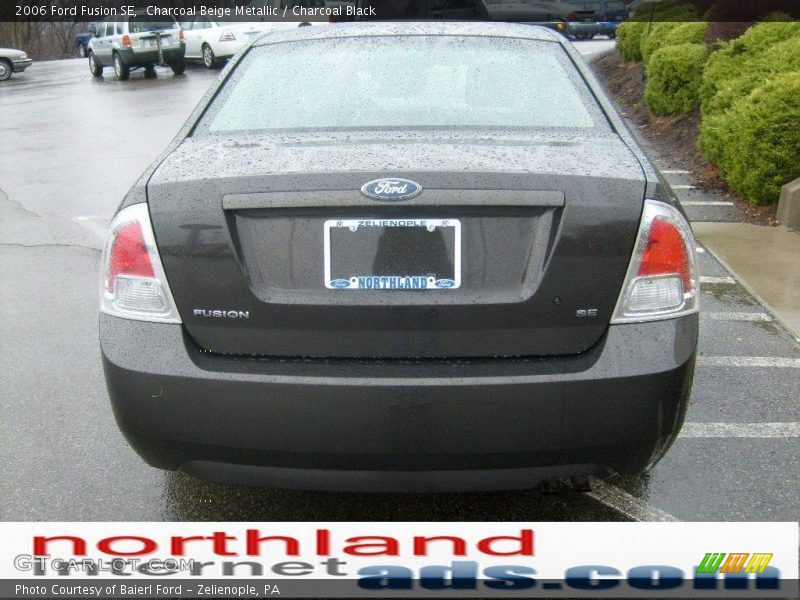 Charcoal Beige Metallic / Charcoal Black 2006 Ford Fusion SE