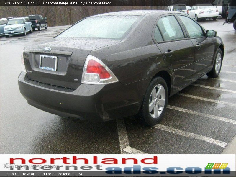 Charcoal Beige Metallic / Charcoal Black 2006 Ford Fusion SE