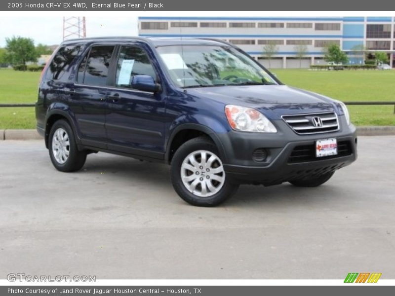 Eternal Blue Pearl / Black 2005 Honda CR-V EX 4WD