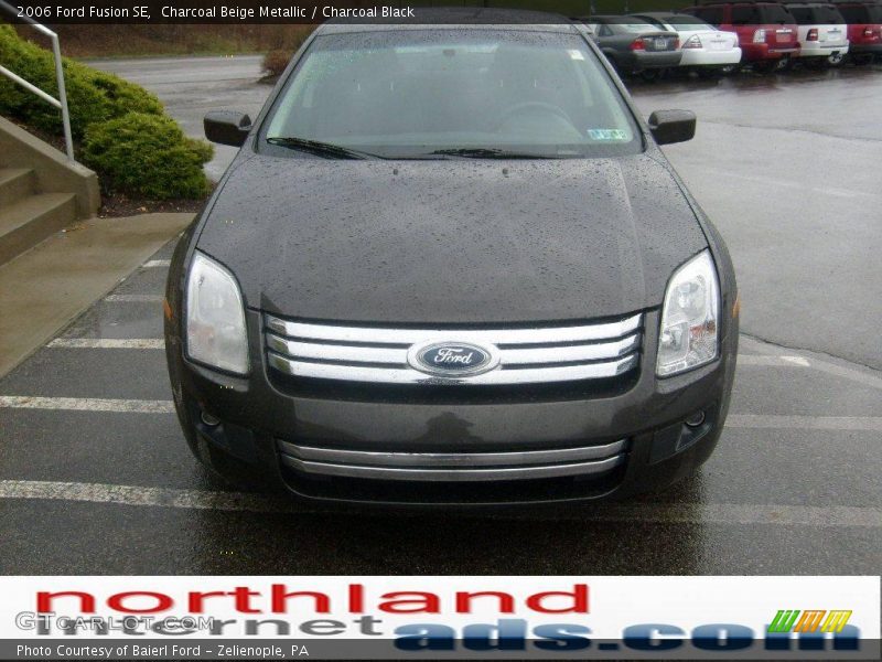 Charcoal Beige Metallic / Charcoal Black 2006 Ford Fusion SE