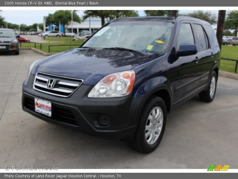 Eternal Blue Pearl / Black 2005 Honda CR-V EX 4WD