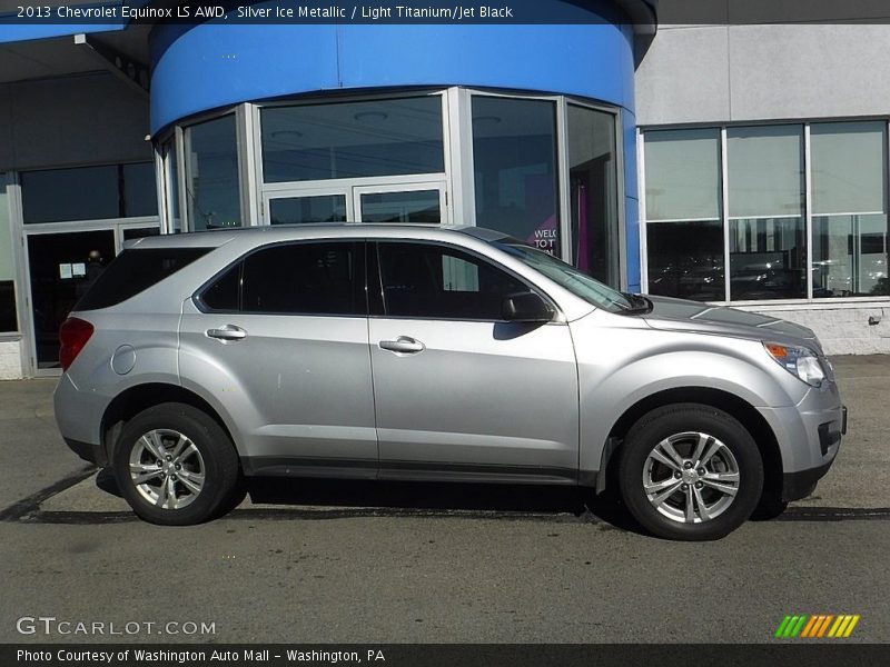 Silver Ice Metallic / Light Titanium/Jet Black 2013 Chevrolet Equinox LS AWD