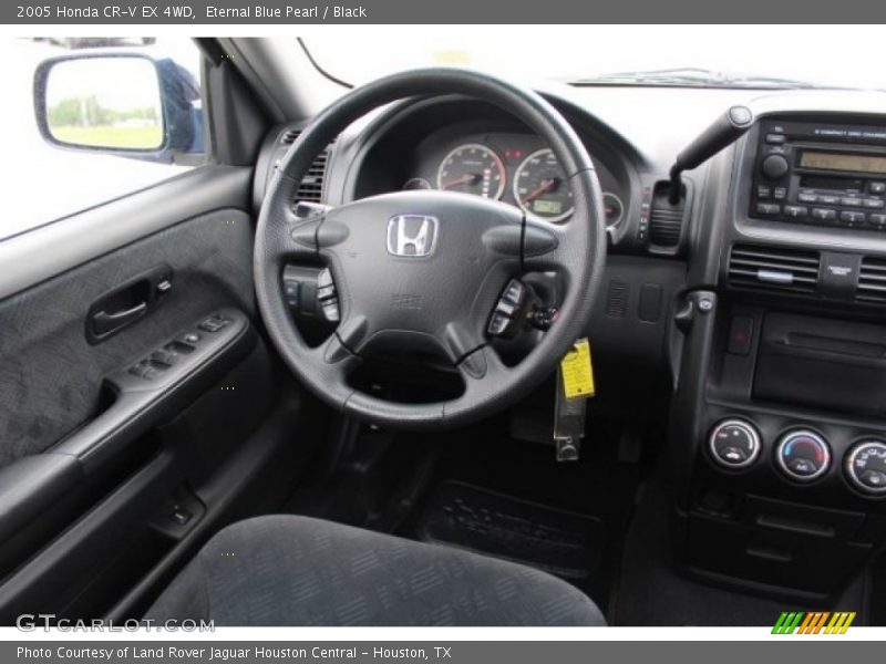 Eternal Blue Pearl / Black 2005 Honda CR-V EX 4WD