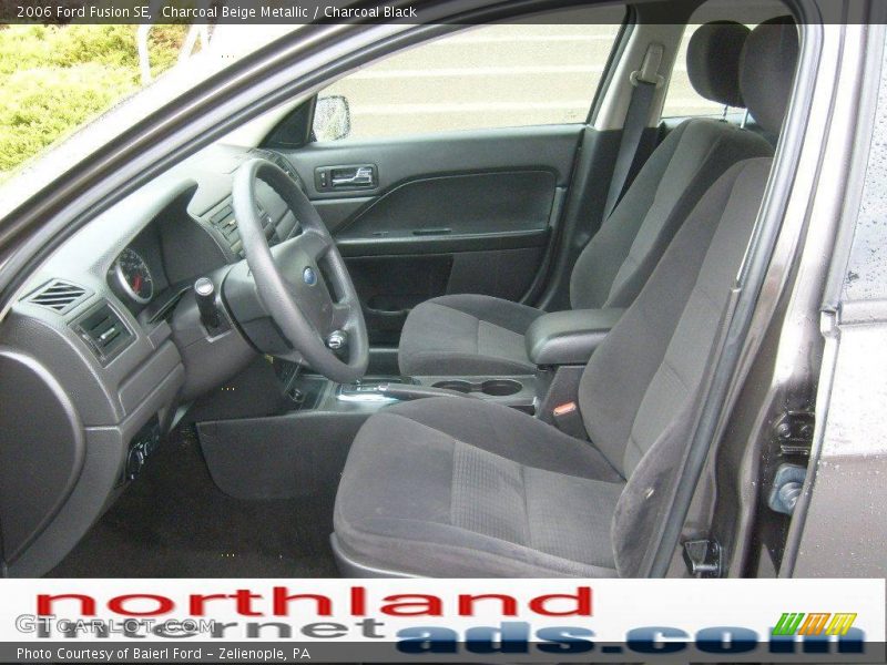 Charcoal Beige Metallic / Charcoal Black 2006 Ford Fusion SE