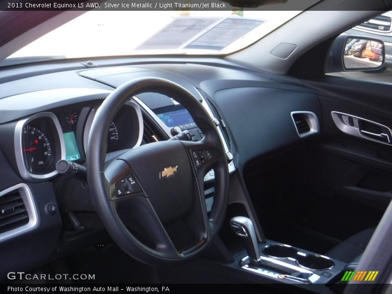 Silver Ice Metallic / Light Titanium/Jet Black 2013 Chevrolet Equinox LS AWD