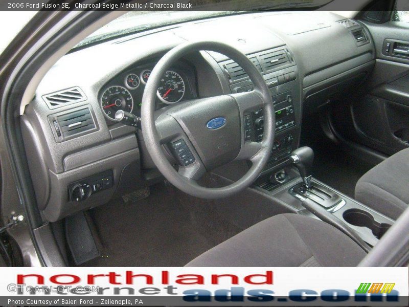Charcoal Beige Metallic / Charcoal Black 2006 Ford Fusion SE