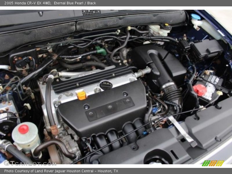 Eternal Blue Pearl / Black 2005 Honda CR-V EX 4WD