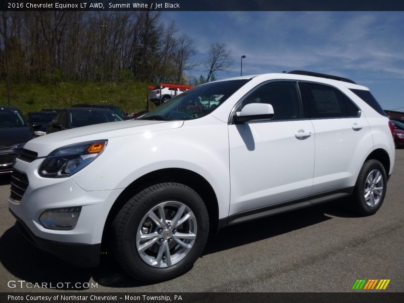 Summit White / Jet Black 2016 Chevrolet Equinox LT AWD