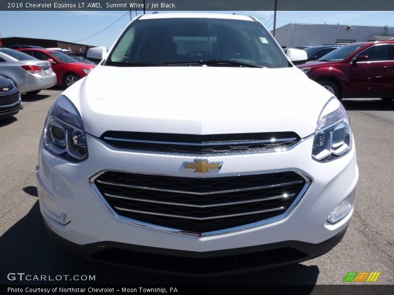 Summit White / Jet Black 2016 Chevrolet Equinox LT AWD