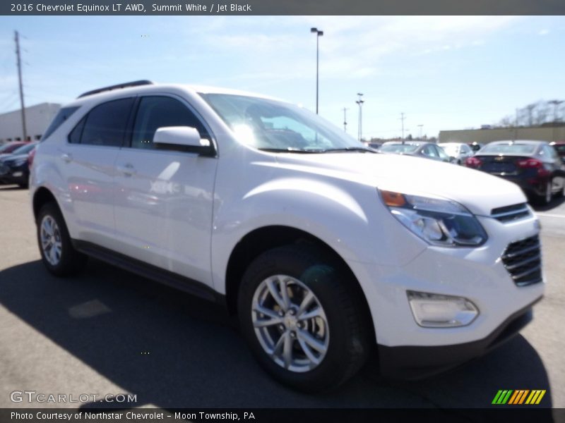 Summit White / Jet Black 2016 Chevrolet Equinox LT AWD