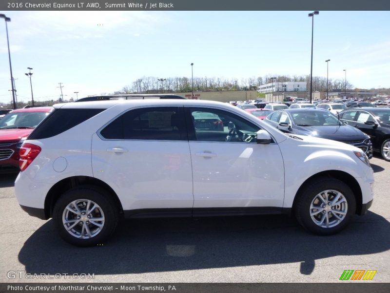 Summit White / Jet Black 2016 Chevrolet Equinox LT AWD