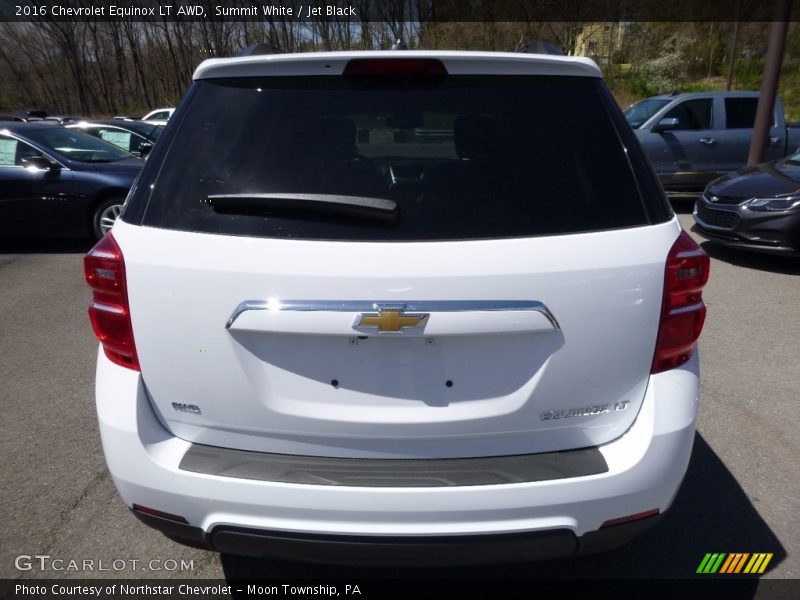 Summit White / Jet Black 2016 Chevrolet Equinox LT AWD
